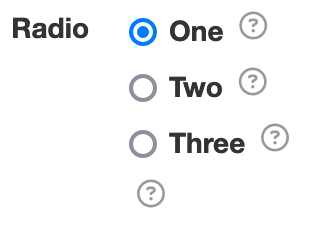 Radio Group setting as a set of HTML radio inputs