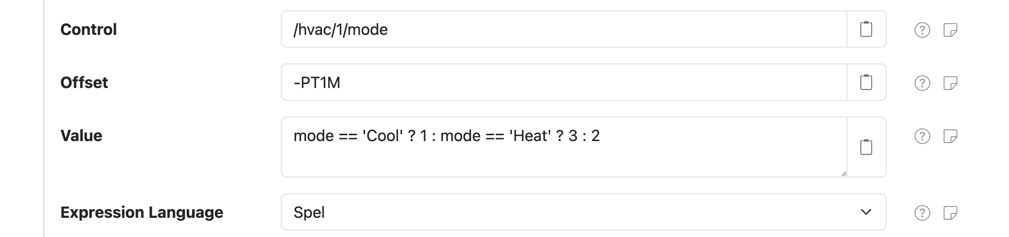Control Conductor task settings