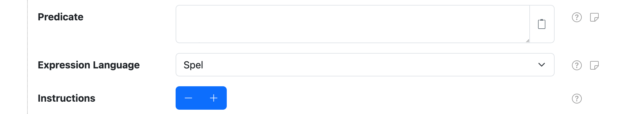 Instructor Configuration settings
