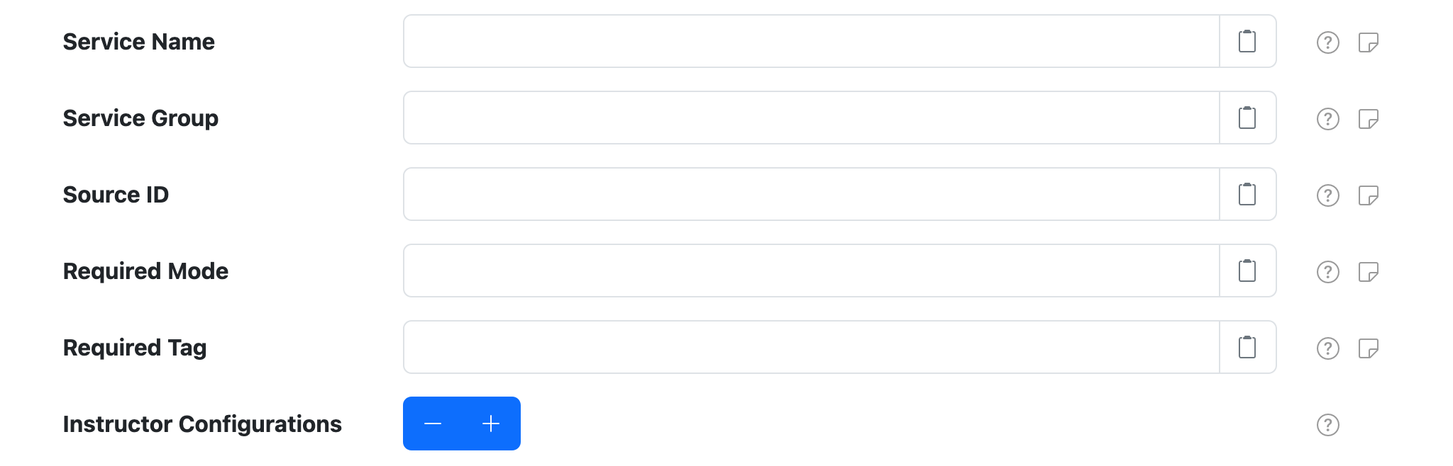 Instructor filter component settings