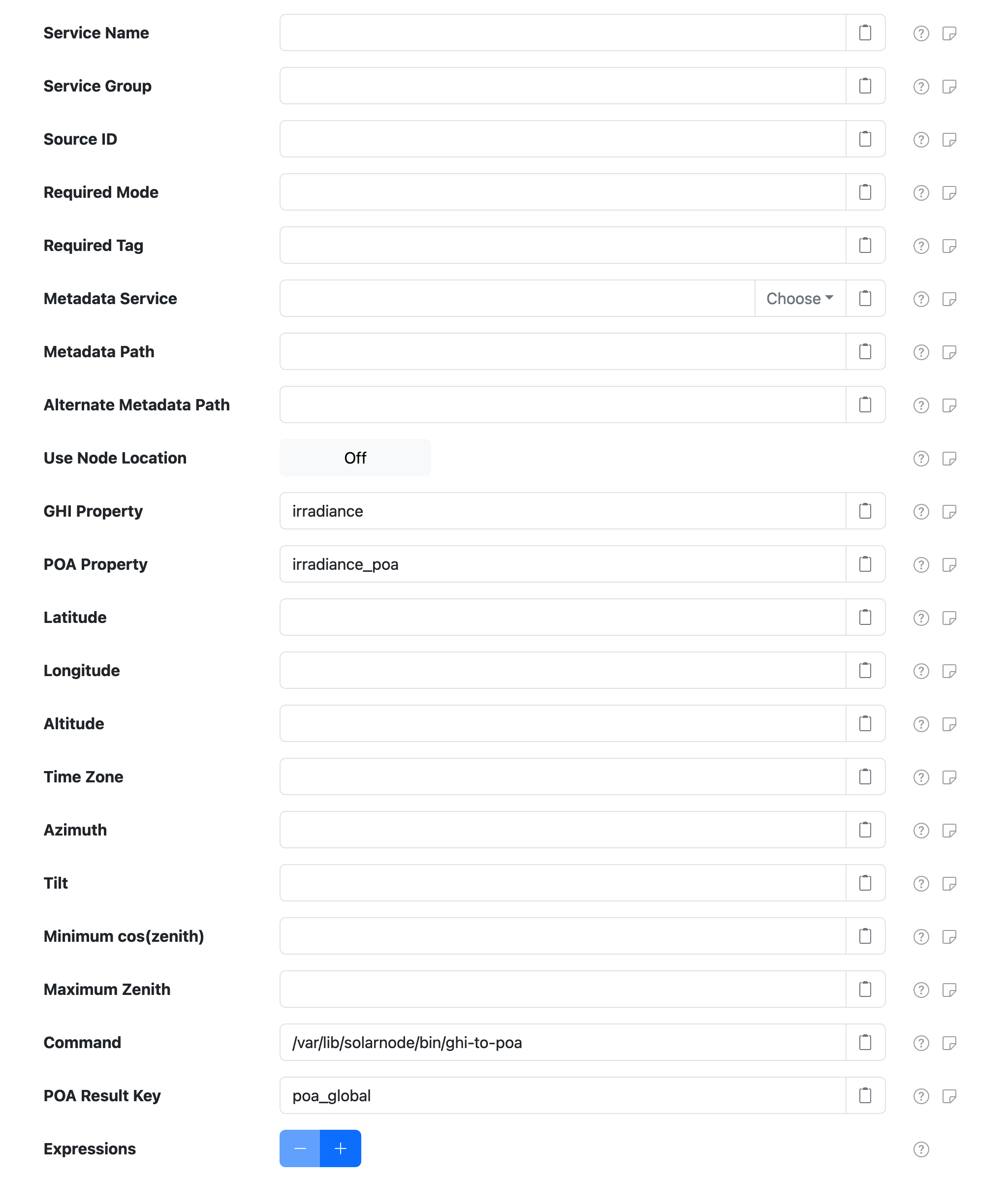 pvlib filter component settings