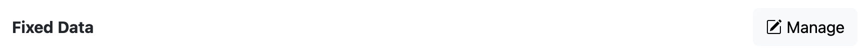 Fixed Data component